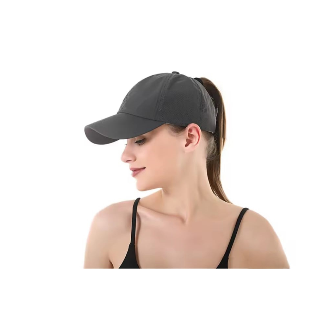 Gorra de baseball mujer con cola alta / woman caps