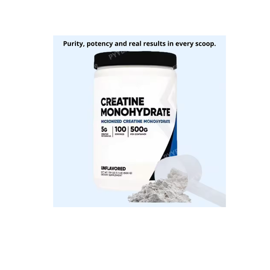 Creatina Monohidratada 100% pura para aumentar potencia