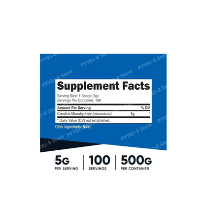 Creatina Monohidratada 100% pura para aumentar potencia