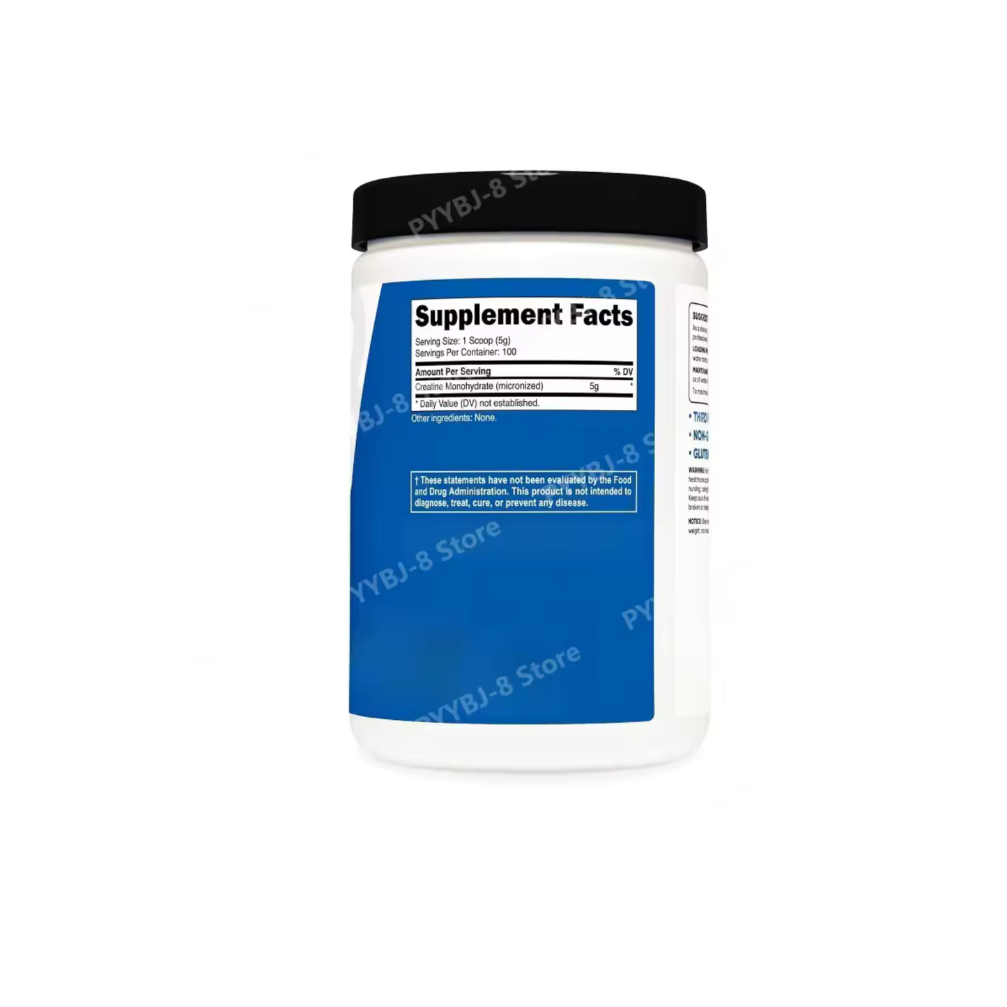 Creatina Monohidratada 100% pura para aumentar potencia