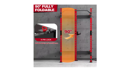 Premium Wall-Mounted Folding Squat Rack – Maximize Your Space, Master Your Strength 💥